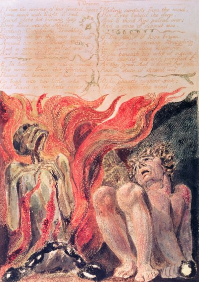 Book of Urizen; From the Caverns of His Jointed Spine, 1794 by William Blake